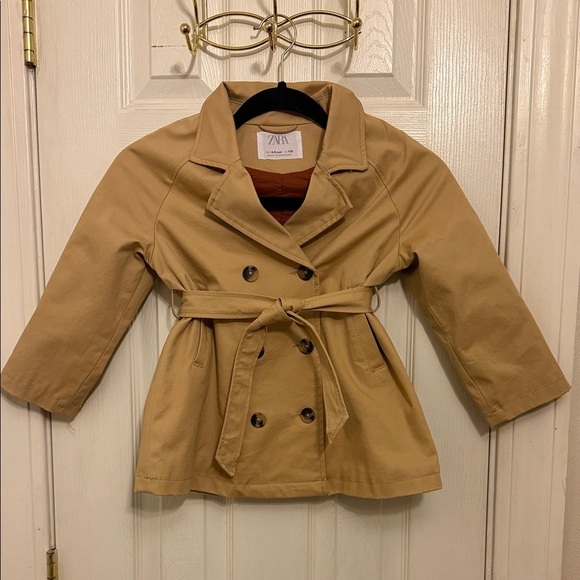 Zara Other - Zara Kids Camel Trench Coat